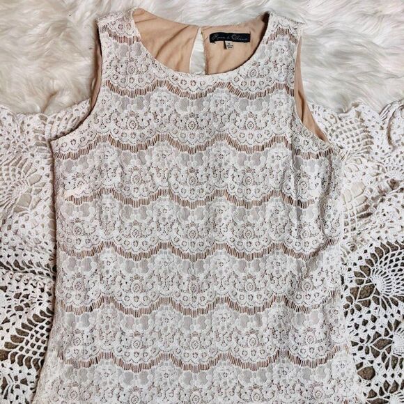 Rose & Olive Lace Lined Boho Shirt - Picture 1 of 6